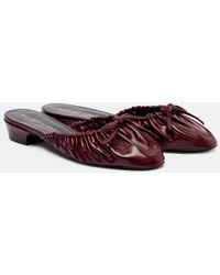 Herbert Levine - Gather Around Patent Leather Mules - Lyst
