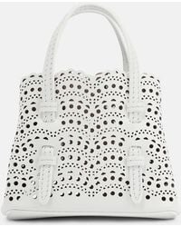 Alaïa - Schultertasche Mina Mini aus Leder - Lyst