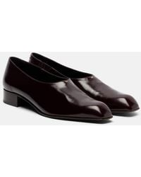 KHAITE - Colt Leather Loafers - Lyst