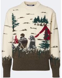 Junya Watanabe - Intarsia Wool Sweater - Lyst
