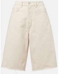 Rohe - Shorts Di Jeans A Vita Alta - Lyst