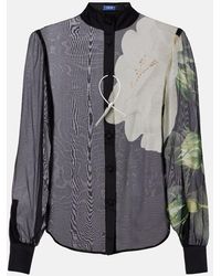 LEO LIN - Alma Floral Blouse - Lyst