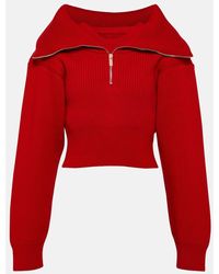 Jacquemus - Cropped-Pullover La Maille Risoul aus Wolle - Lyst