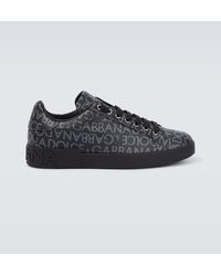 Dolce & Gabbana - Sneakers Portofino In Jacquard - Lyst