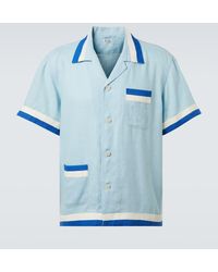 Bode - Seedling Stripe Linen Shirt - Lyst
