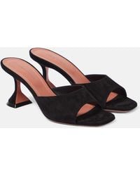 AMINA MUADDI - Lupita Suede Mules - Lyst