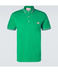 Valentino - Cotton Pique Polo Shirt - Lyst