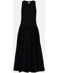 Velvet - Amelia Cotton-Blend Maxi Dress - Lyst
