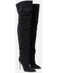 Paris Texas - Suede Over-the-knee Boots - Lyst