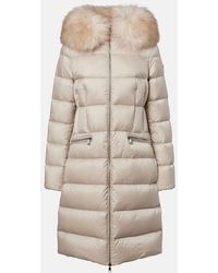 Moncler - Boedic Shearling-Trimmed Down Coat - Lyst