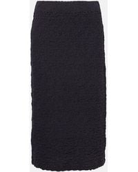 Vince - Midirock Aus Einem Baumwollgemisch - Lyst