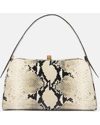 KHAITE - Cate Snake-Effect Leather Shoulder Bag - Lyst