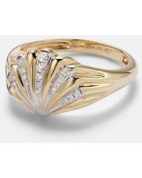 Yvonne Léon - Baby Chevaliere 9Kt Ring With Diamonds - Lyst
