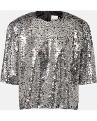 Isabel Marant - Helga Sequined Top - Lyst
