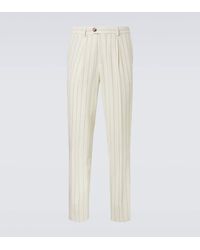Brunello Cucinelli - Hose Aus Schurwolle - Lyst