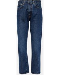 TOTEME - Twisted Seam Mid-Rise Straight Jeans - Lyst