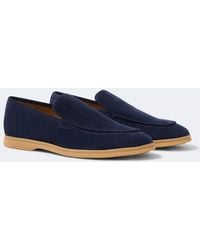 Eleventy - Suede Loafers - Lyst