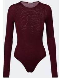 Alaïa - Wool Bodysuit - Lyst