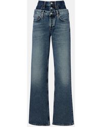 Agolde - Elson High-Rise Wide-Leg Jeans - Lyst