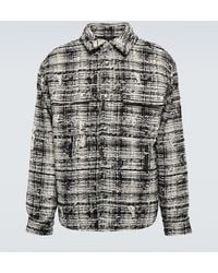Amiri - Tweed Blouson Jacket - Lyst