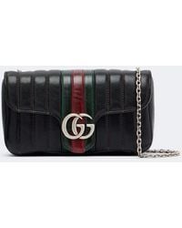 Gucci - Jetset Gg Marmont Small Leather Shoulder Bag - Lyst
