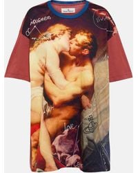Vivienne Westwood - Kiss Oversized Cotton Jersey T-shirt - Lyst