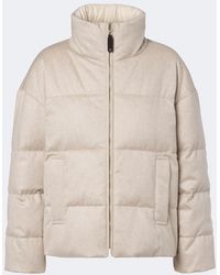 Max Mara - Reversible Cashmere Down Jacket - Lyst