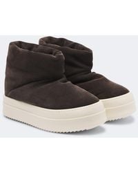 Rick Owens - Mega Bumper Suede Ankle Boots - Lyst