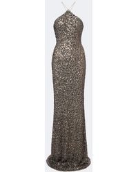 The Sei - Sequined Halterneck Gown - Lyst