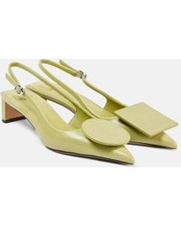 Jacquemus - Duelo 40 Leather Slingback Pumps - Lyst