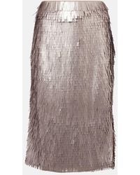 Rohe - Sequined Pencil Skirt - Lyst