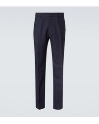 Ami Paris - Pleated Virgin Wool Pants - Lyst