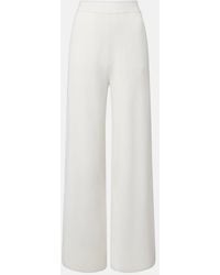 Max Mara - Crepe Wide-Leg Pants - Lyst