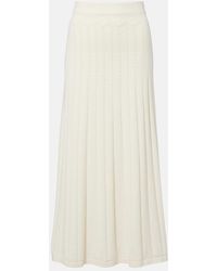Faithfull the Brand - Mieralla Pointelle Cotton-Blend Maxi Skirt - Lyst
