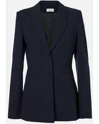 FFORME - Bennet Wool-Blend Crepe Blazer - Lyst