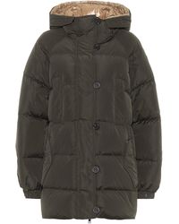Moncler Manteau doudoune à capuche - Vert