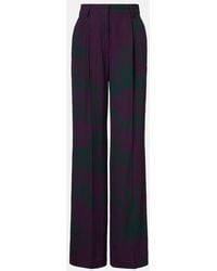 Dries Van Noten - Printed Wide-Leg Pants - Lyst