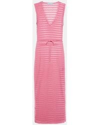 Melissa Odabash - Annabel Open-Knit Midi Dress - Lyst