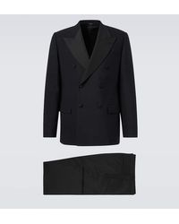Loro Piana - Double-Breasted Wool And Silk Suit - Lyst