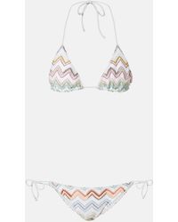 Missoni - Zigzag Crochet Bikini - Lyst