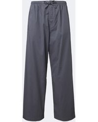 Lemaire - Cotton Twill Wide-Leg Pants - Lyst