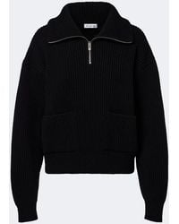Alaïa - Ribbed-Knit Wool And Cashmere Sweater - Lyst