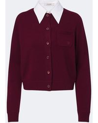 Dorothee Schumacher - Layered Wool And Cashmere Cardigan - Lyst