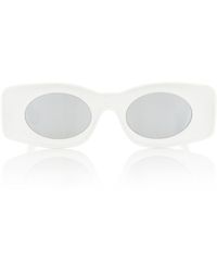 Loewe Paula's Ibiza Sonnenbrille aus Acetat - Weiß