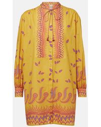 Valentino - Voyage Imaginaire Muslin Minidress - Lyst