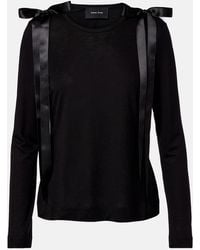 Simone Rocha - Top De Jersey Con Lazo - Lyst