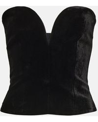 Roland Mouret - Bustier-Top Aus Samt - Lyst