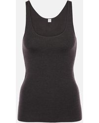 TOTEME - Wool-Blend Tank Top - Lyst
