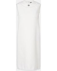 Dolce & Gabbana - Dg Wool-Blend Tweed Shift Dress - Lyst