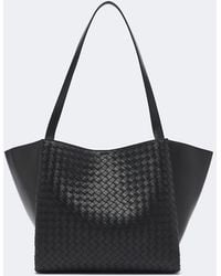Bottega Veneta - Corso Intrecciato Leather Tote Bag - Lyst